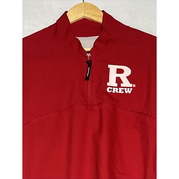 Boathouse Rutgers Scarlet Knights Jacket M Row Team Crew Rowing Windbreaker USA - Picture 3 of 15